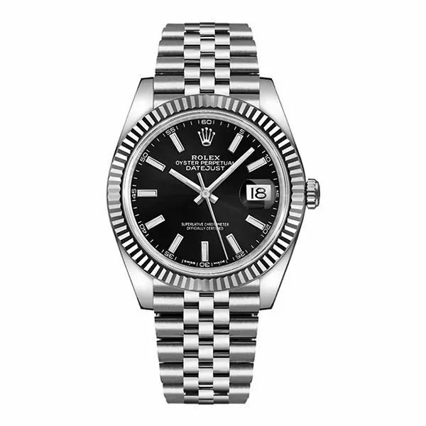 売れ筋がひクリスマスプレゼント！ bkij 126334 Datejust Rolex Black Gold White Dial Index 置物
