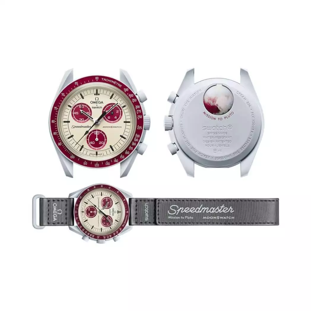 Omega X Swatch Mission To Pluto So33M101 Moonswatch