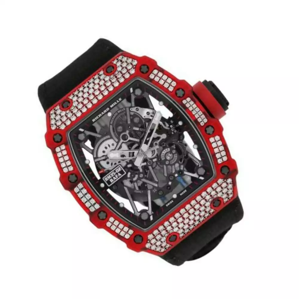 Richard Mille RM 35-02 Rafael Nadal Diamond Red Quartz TPT