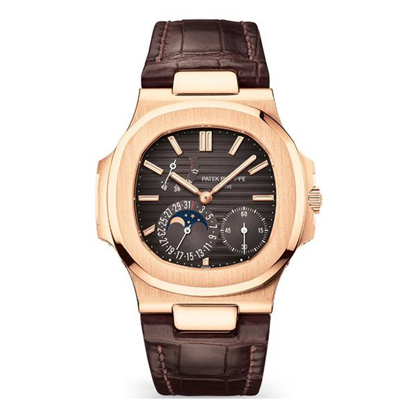 Patek Philippe Nautilus 5712R-001 Black Brown Dial 40mm 18k Rose
